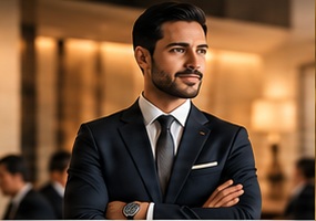 Professionnel en tenue de travail, image extraite du PDF ELEVATE